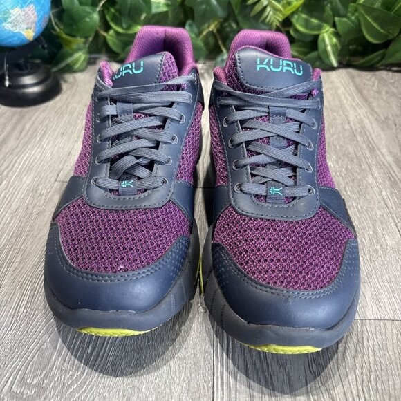 Kuru Quantum Purple Mesh Running Trainer Plantar Orthopedic Women's US 9.5 Med - Picture 3 of 10
